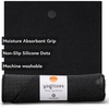 image:imageYogitoes Manduka Yoga Towel for Mat Nonslip and Quick Dry for Hot Yoga with Rubber Bottom Grip Dots 72 Inch Long Onyx Thin and Lightweight 262023001Onyx