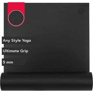 image:imageManduka GRP Adapt Yoga Mat 71  5mm  Ultimate Grip  Sweat Ready for Any Style of Yoga  71 x 24 x 116 inchesJet Black