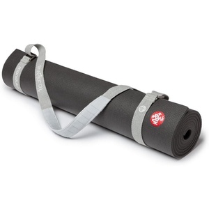 image:imageManduka Yoga Commuter Mat Carrier  EcoFriendly Cotton Easy to Carry HandsFree For All Mat SizesHeather Grey and Bliss