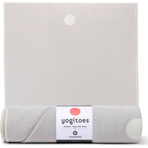 image:imageManduka Yogitoes Hot Yoga Mat Towel  71  Moisture Activated Grip  Patented Silicone Nubs  Highly Absorbent Durable amp Easy Care  Made from Recycled Materials  71 x 24 Inches  IndulgeLinen