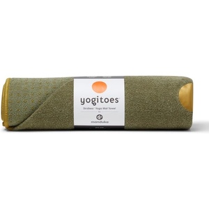 image:imageManduka Yogitoes Hot Yoga Mat Towel  71  Moisture Activated Grip  Patented Silicone Nubs  Highly Absorbent Durable amp Easy Care  Made from Recycled Materials  71 x 24 Inches  IndulgeEarth