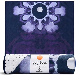 image:imageManduka Yogitoes Hot Yoga Mat Towel  71  Moisture Activated Grip  Patented Silicone Nubs  Highly Absorbent Durable amp Easy Care  Made from Recycled Materials  71 x 24 Inches  IndulgeChakra Residence