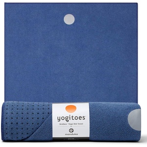 image:imageManduka Yogitoes Hot Yoga Mat Towel  71  Moisture Activated Grip  Patented Silicone Nubs  Highly Absorbent Durable amp Easy Care  Made from Recycled Materials  71 x 24 Inches  IndulgeMoon