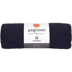 image:imageManduka Yogitoes Yoga Hand Towel  16  Moisture Activated Grip  Patented Silicone Nubs  Highly Absorbent Durable amp Easy Care  Compact Size for Hot Yoga Pilates  16 x 24 Inches  Midnight
