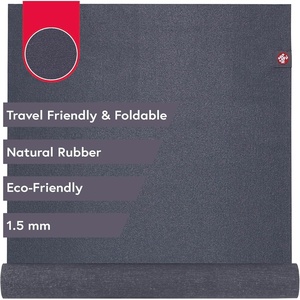 image:imageManduka eKO SuperLite Yoga Mat  15mm Natural Rubber  Foldable amp Travel Friendly  Soft Textured Surface  EcofriendlyCharcoal